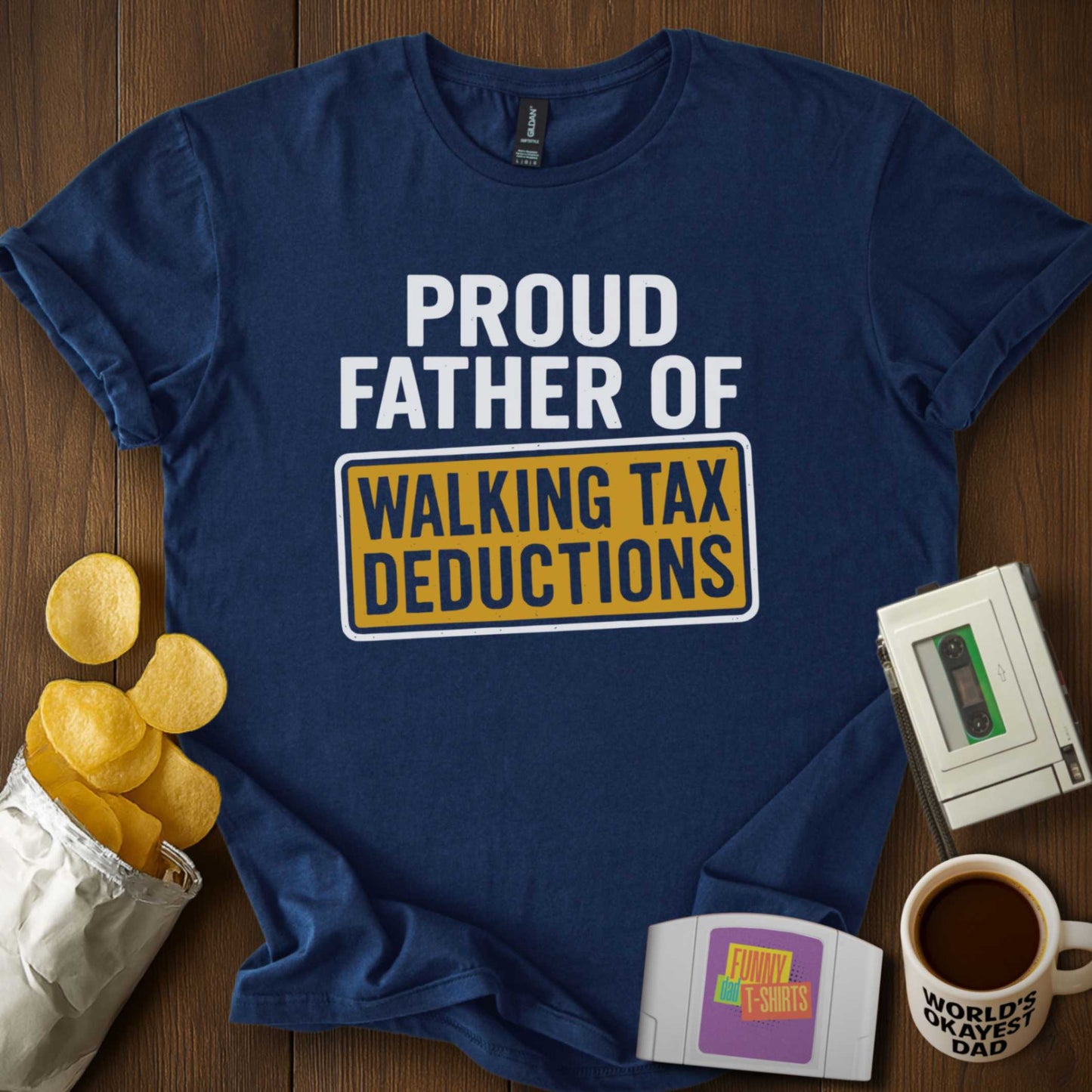 Walking Tax Deductions Tee