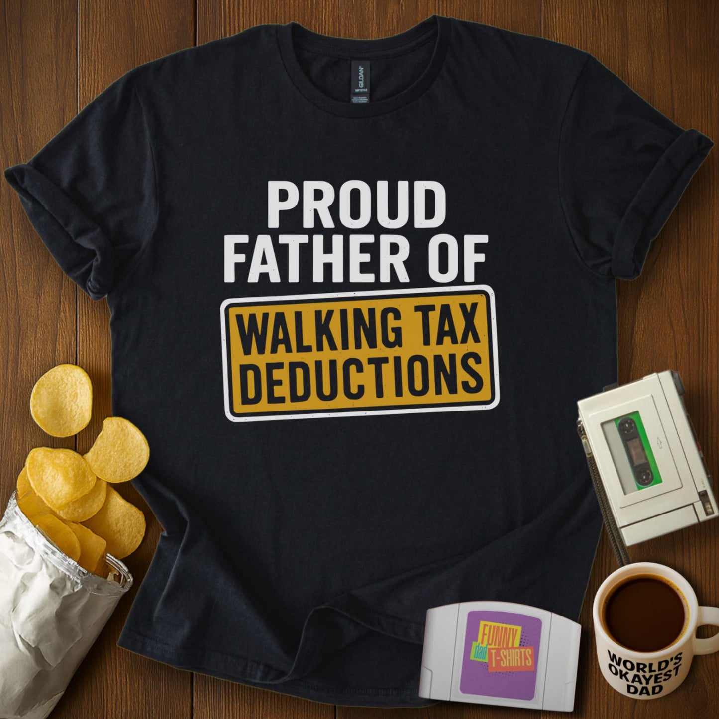 Walking Tax Deductions Tee