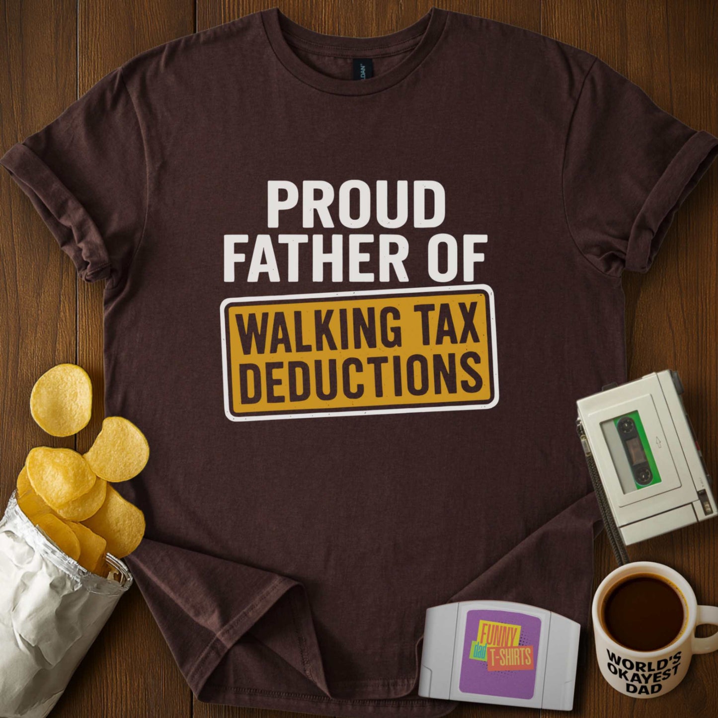 Walking Tax Deductions Tee
