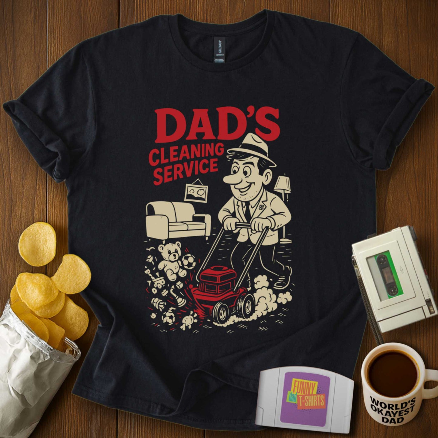Dad's Cleaning Service Tee