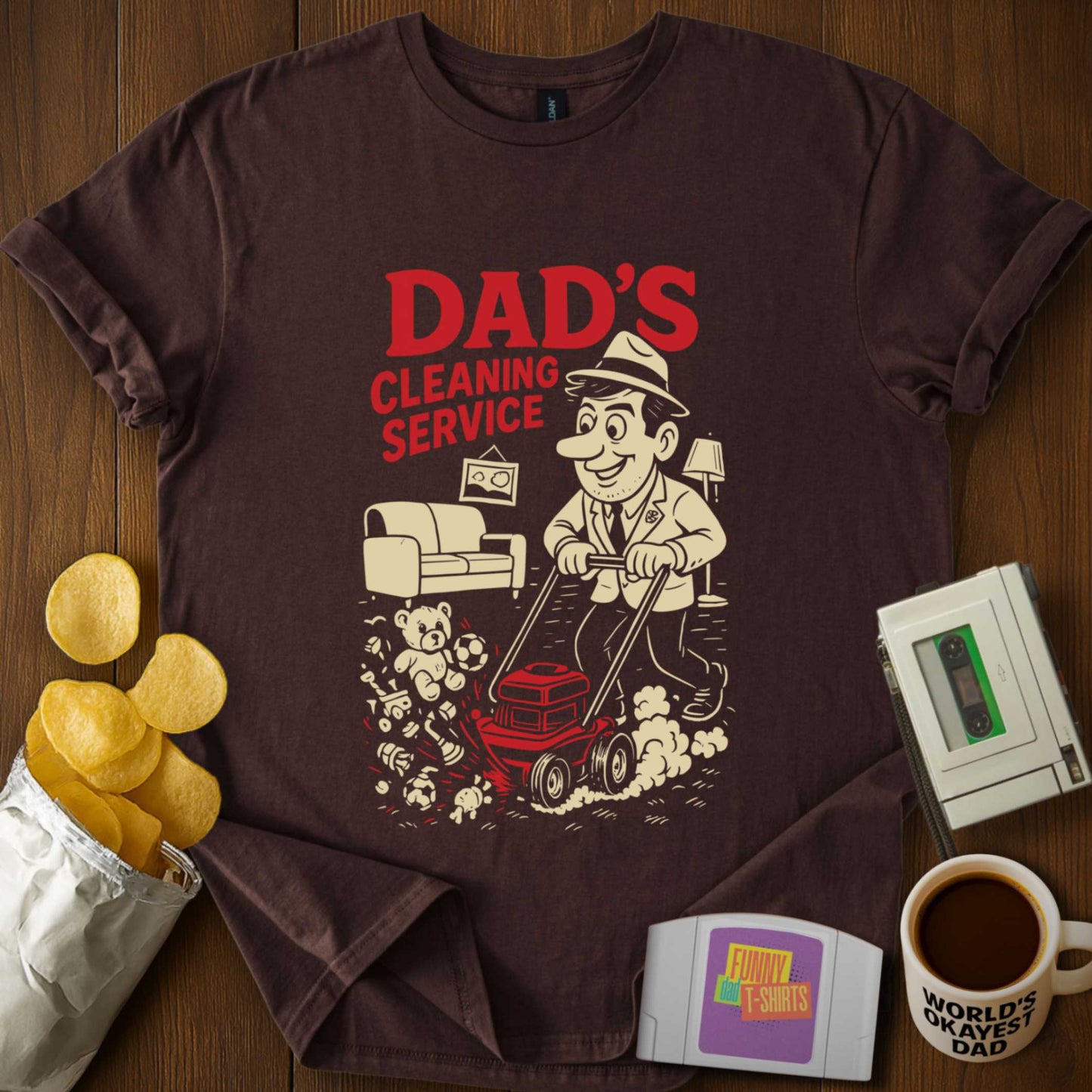 Dad's Cleaning Service Tee