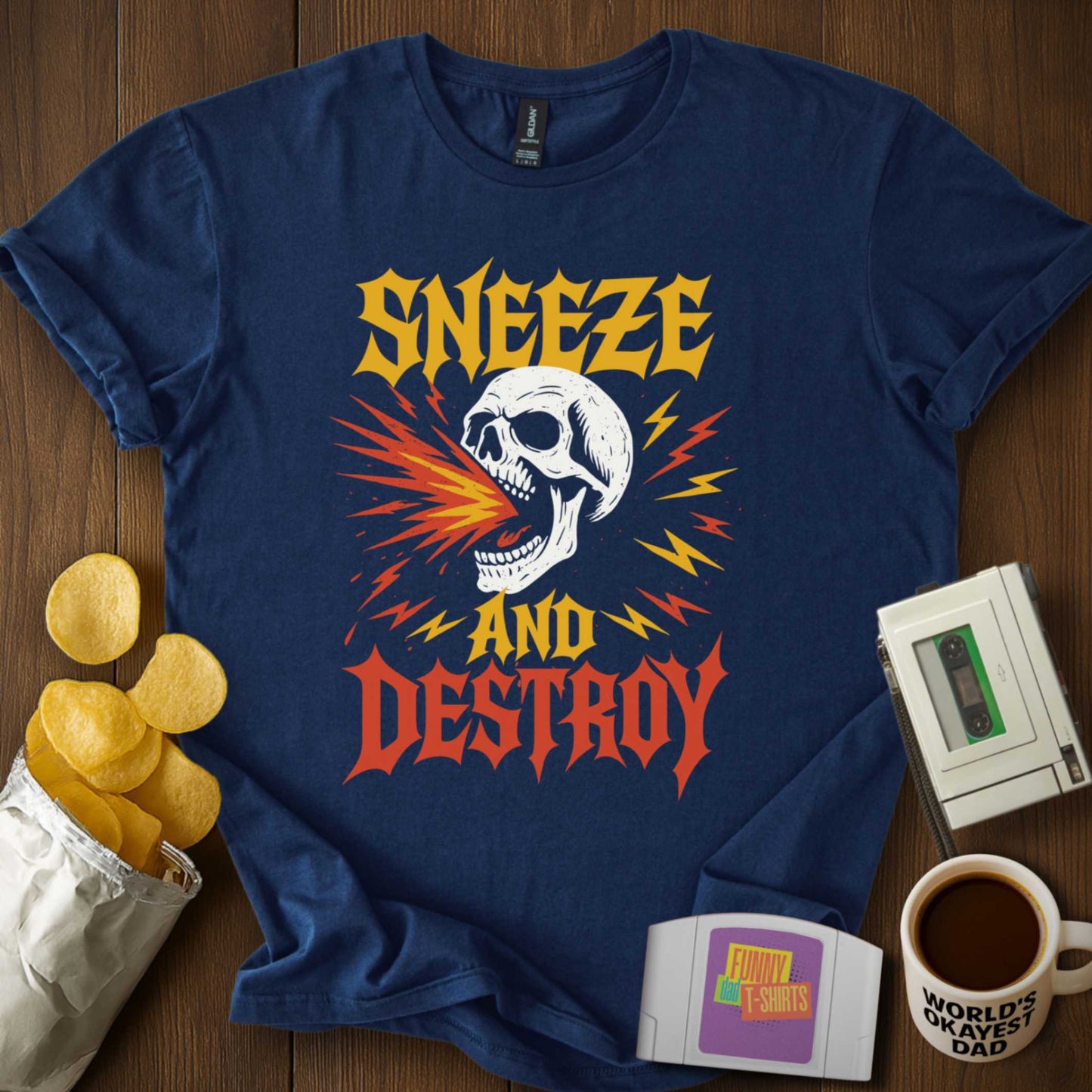 Sneeze and Destroy Tee