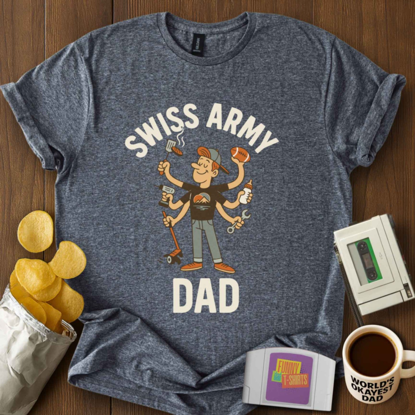 Swiss Army Dad Tee