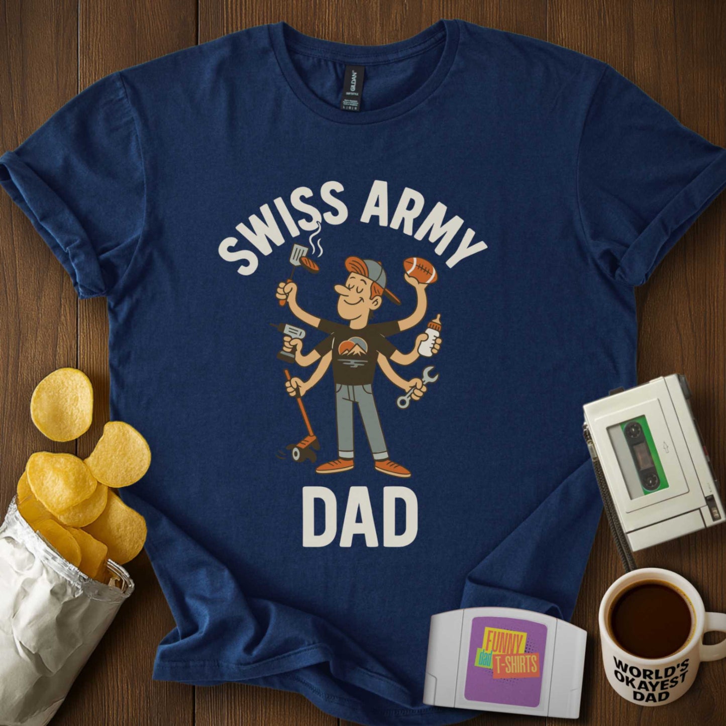 Swiss Army Dad Tee