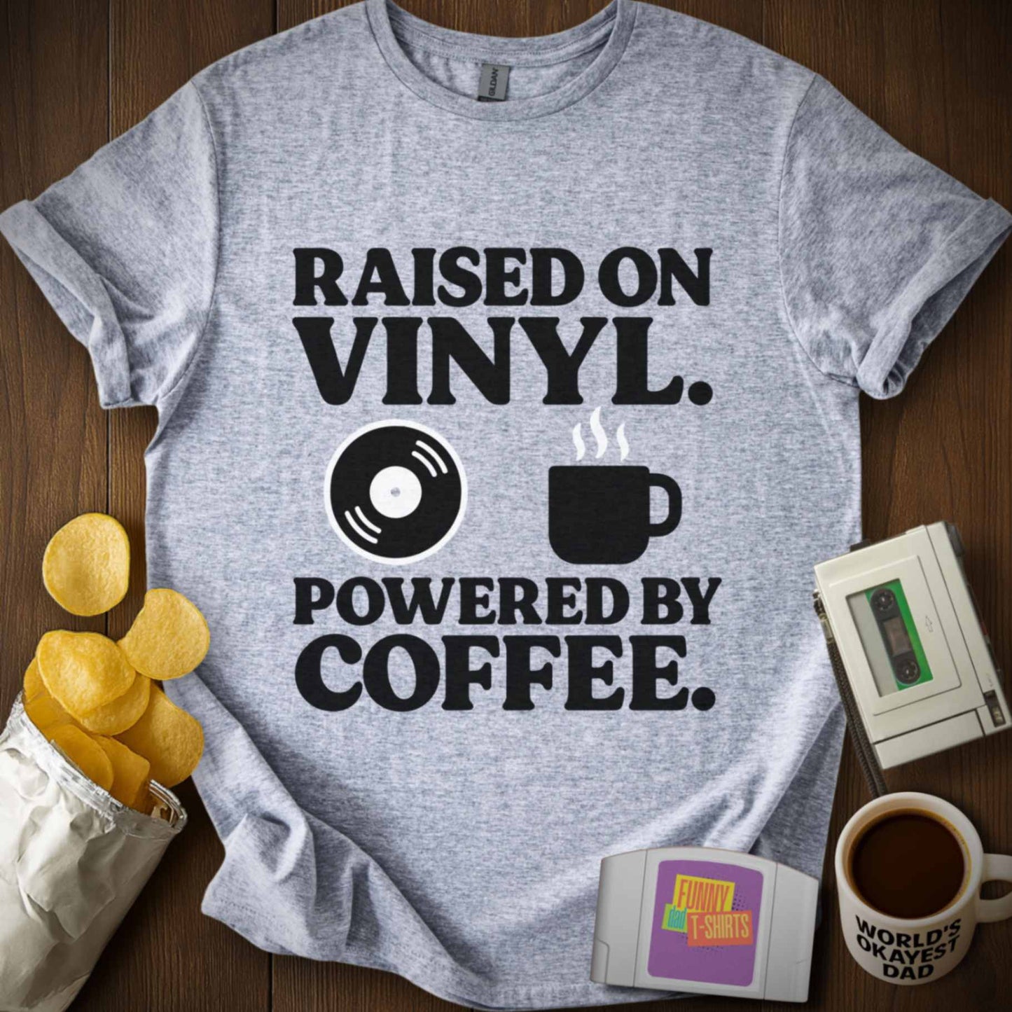 Vinyl & Coffee Tee