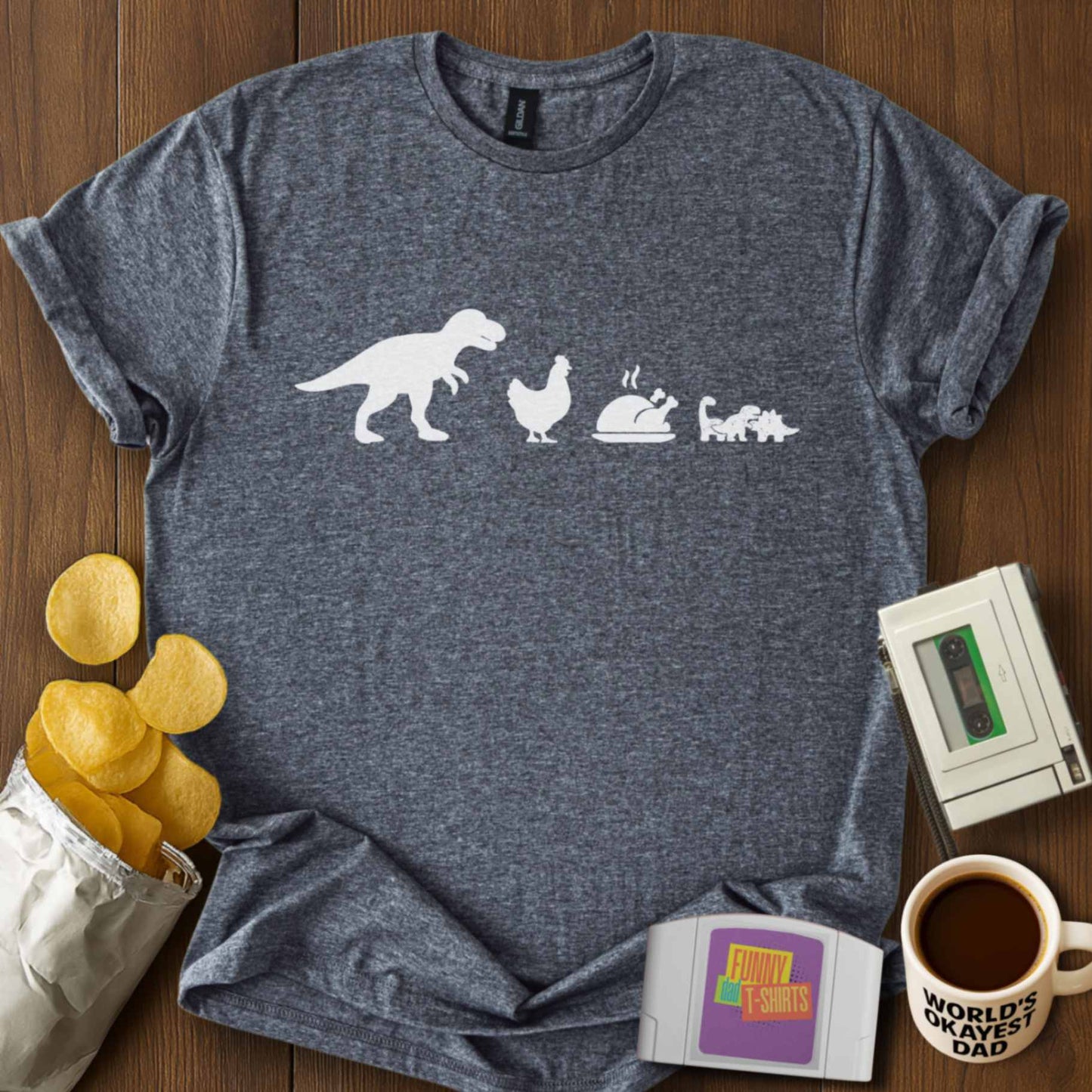 Dino Nugget Evolution Tee