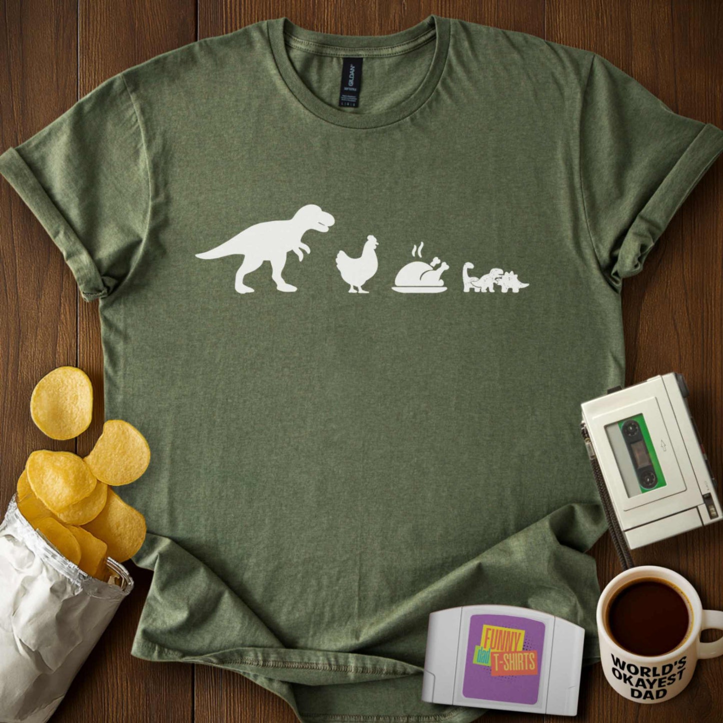 Dino Nugget Evolution Tee