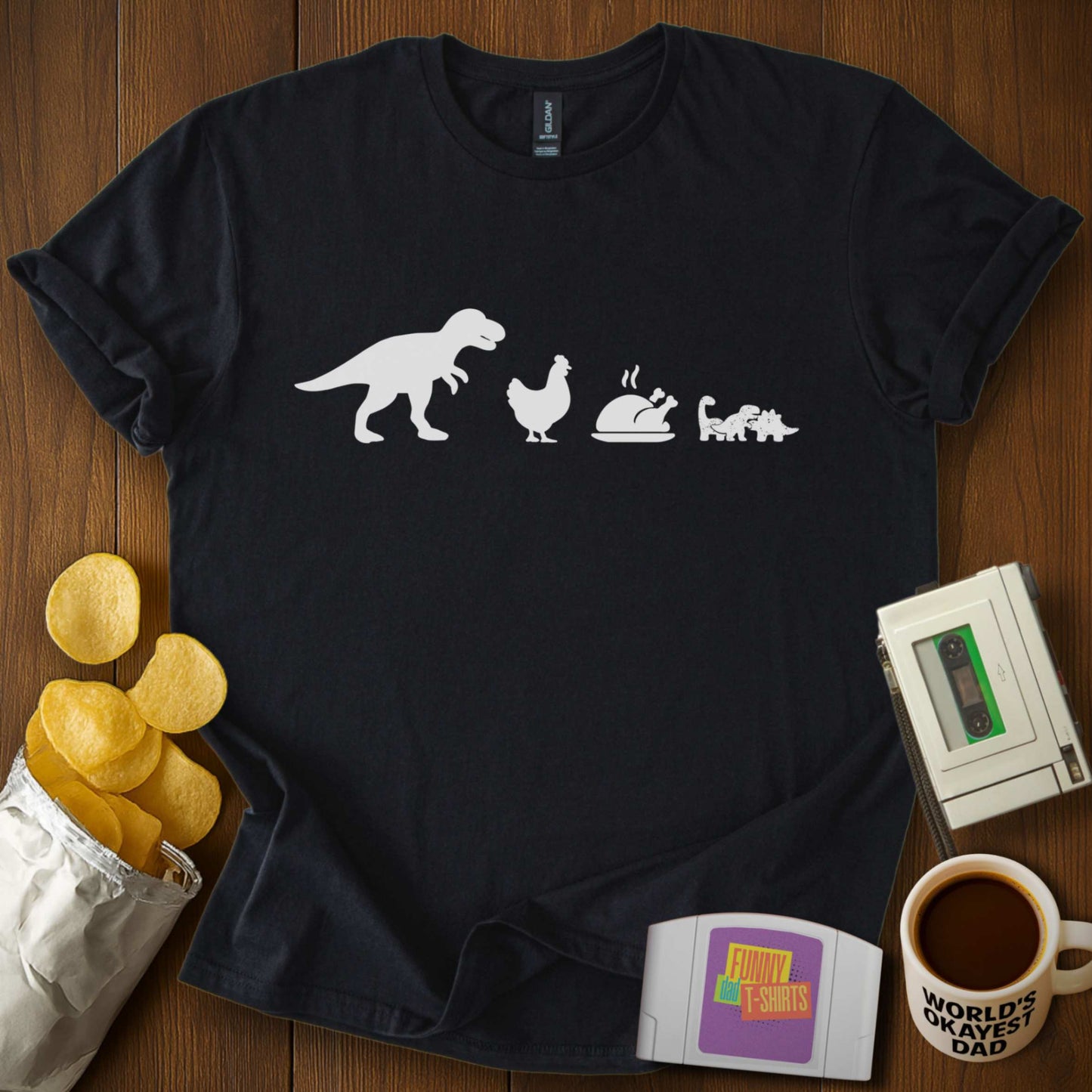 Dino Nugget Evolution Tee