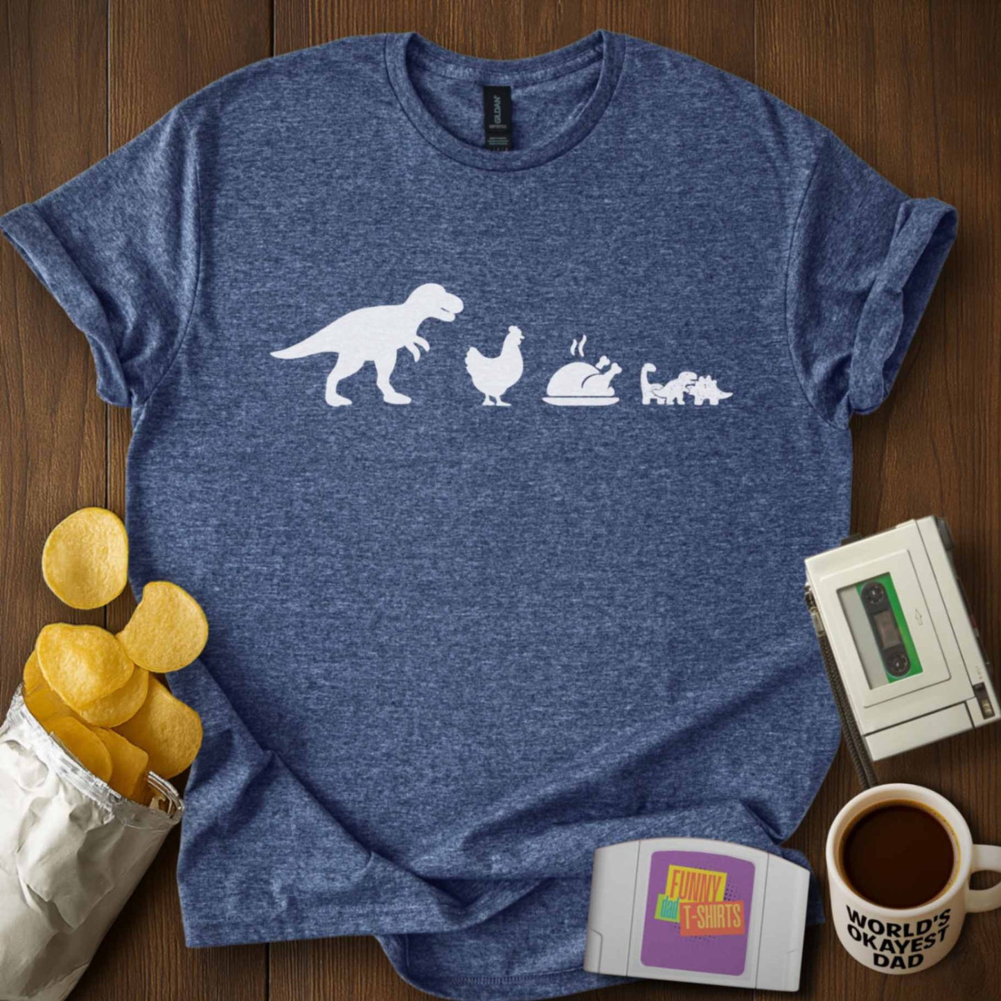 Dino Nugget Evolution Tee