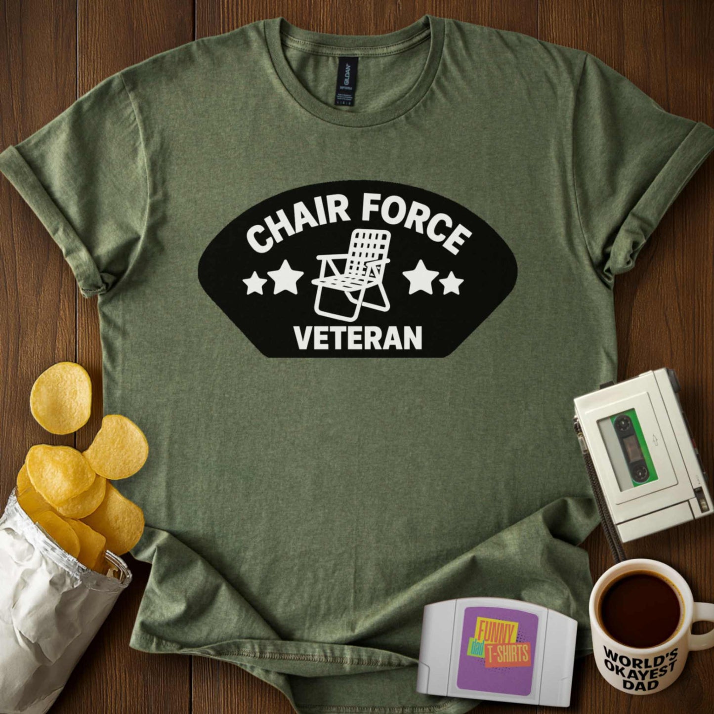 Chair Force Veteran Tee