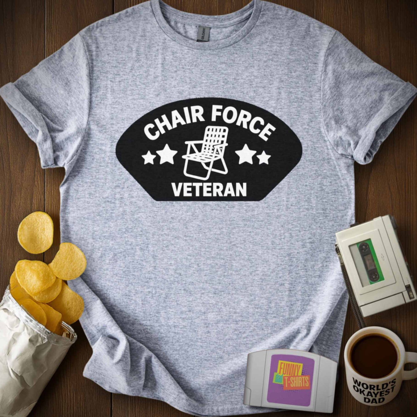 Chair Force Veteran Tee