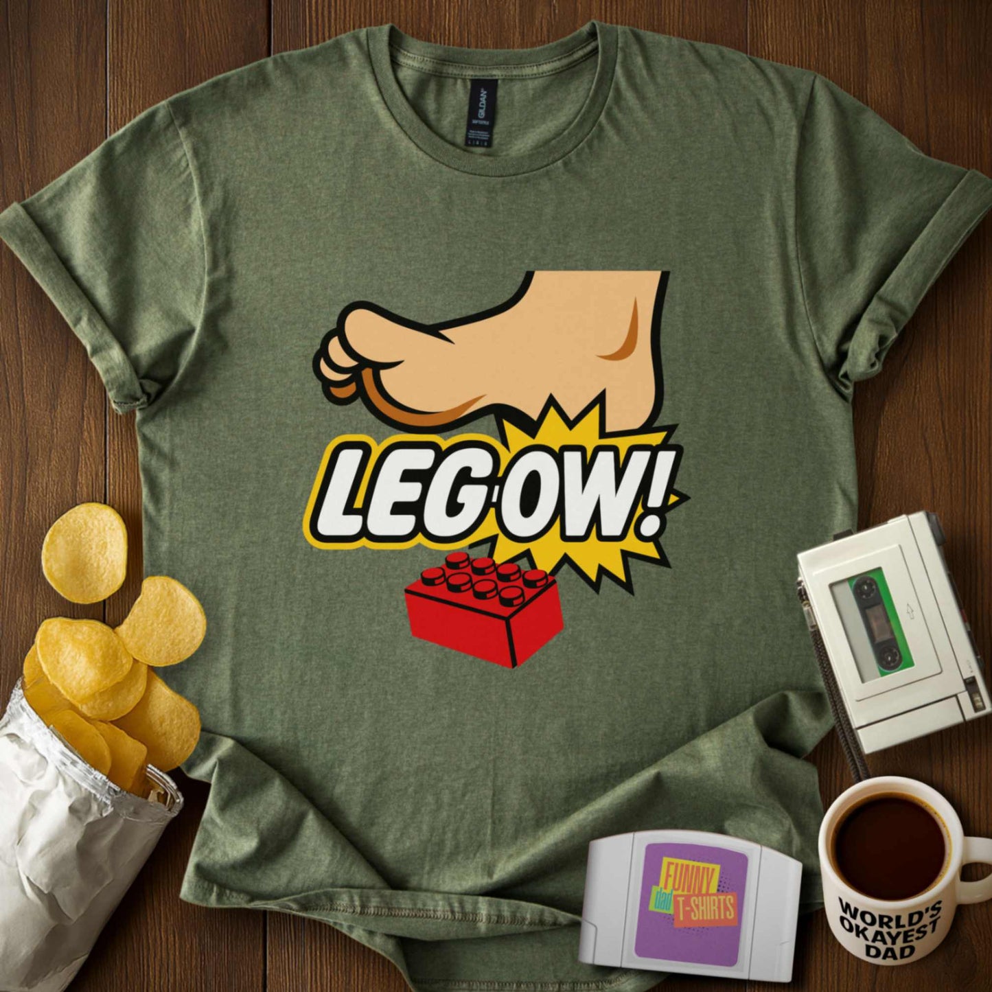 Leg-OW! Tee
