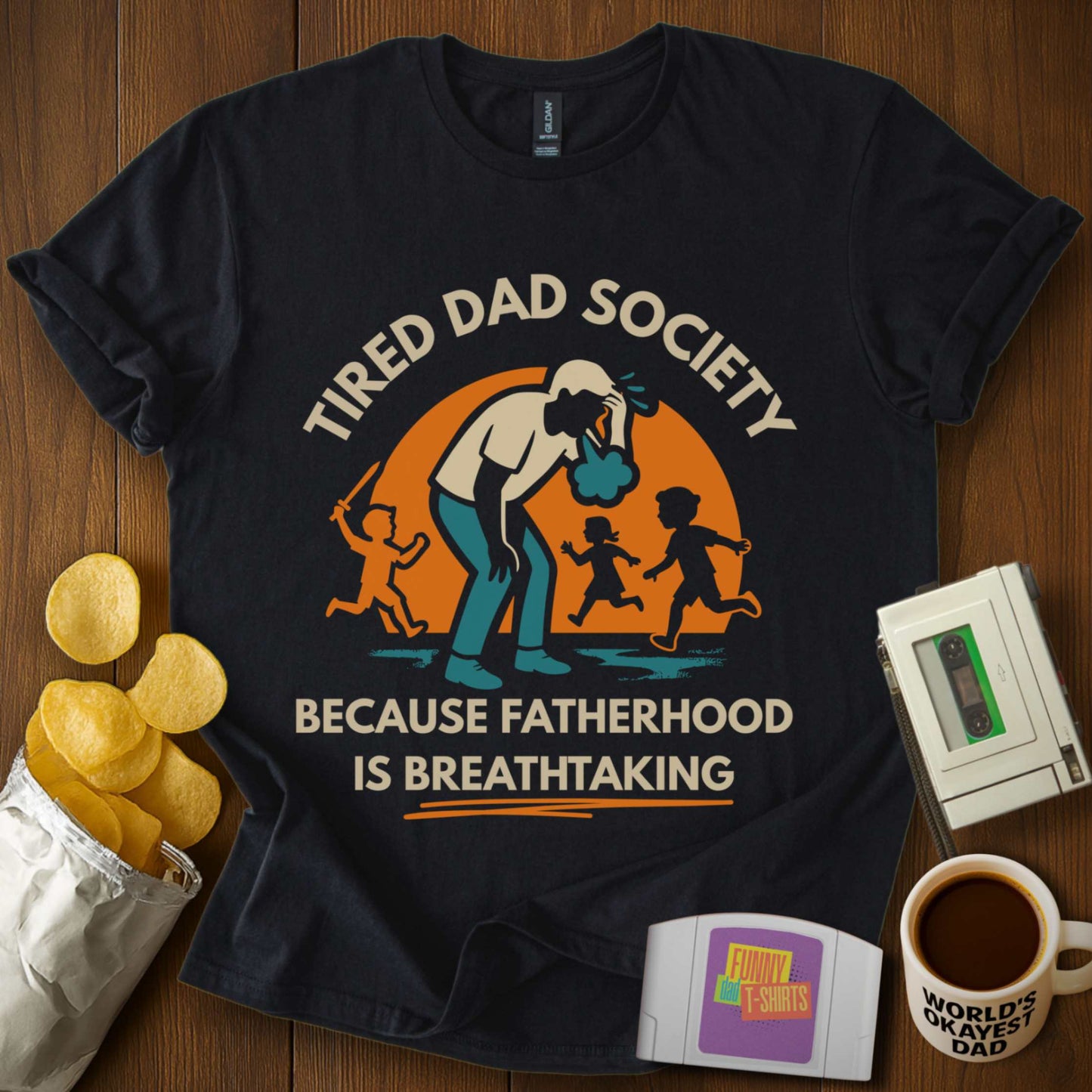 Fatherhood is Breathtaking Tee