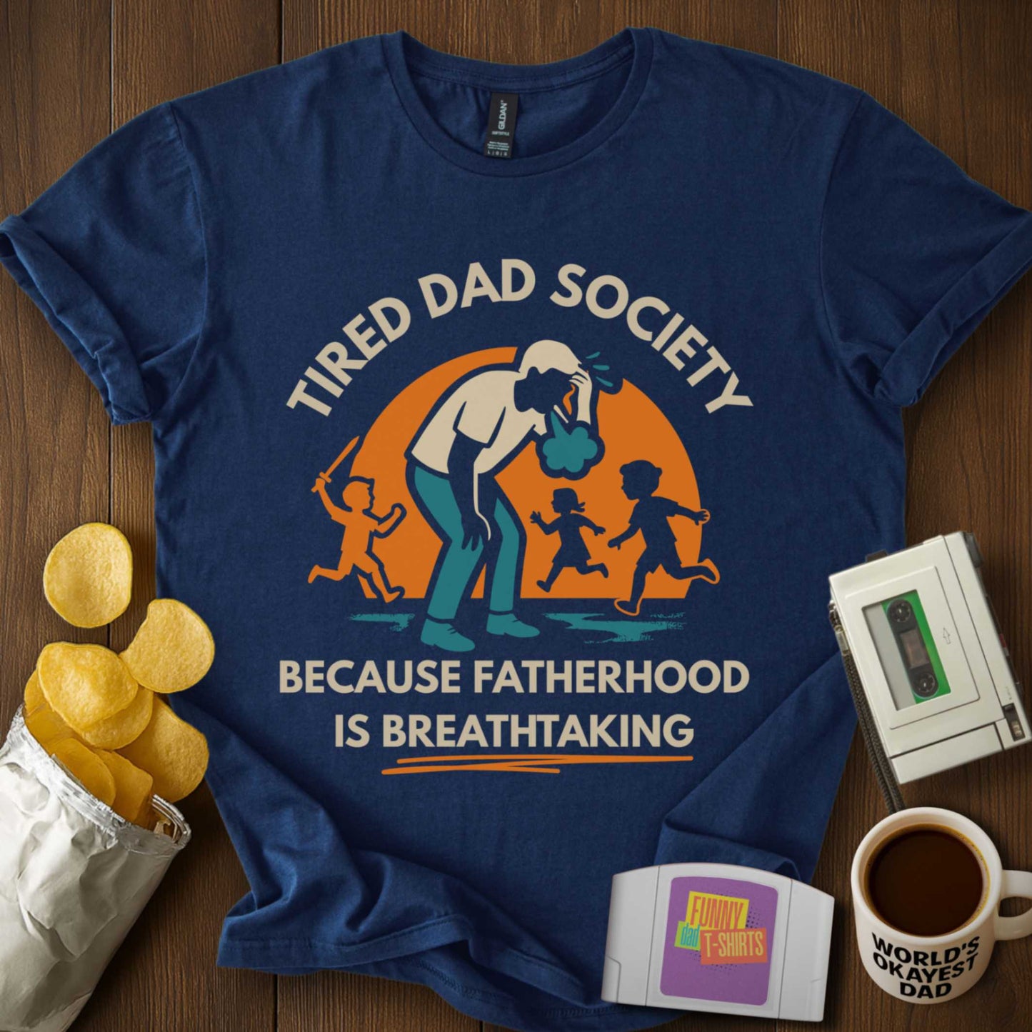 Fatherhood is Breathtaking Tee