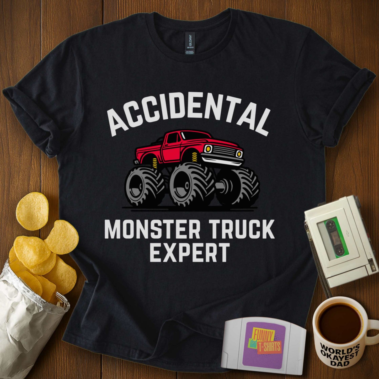 Accidental Monster Truck Expert Tee