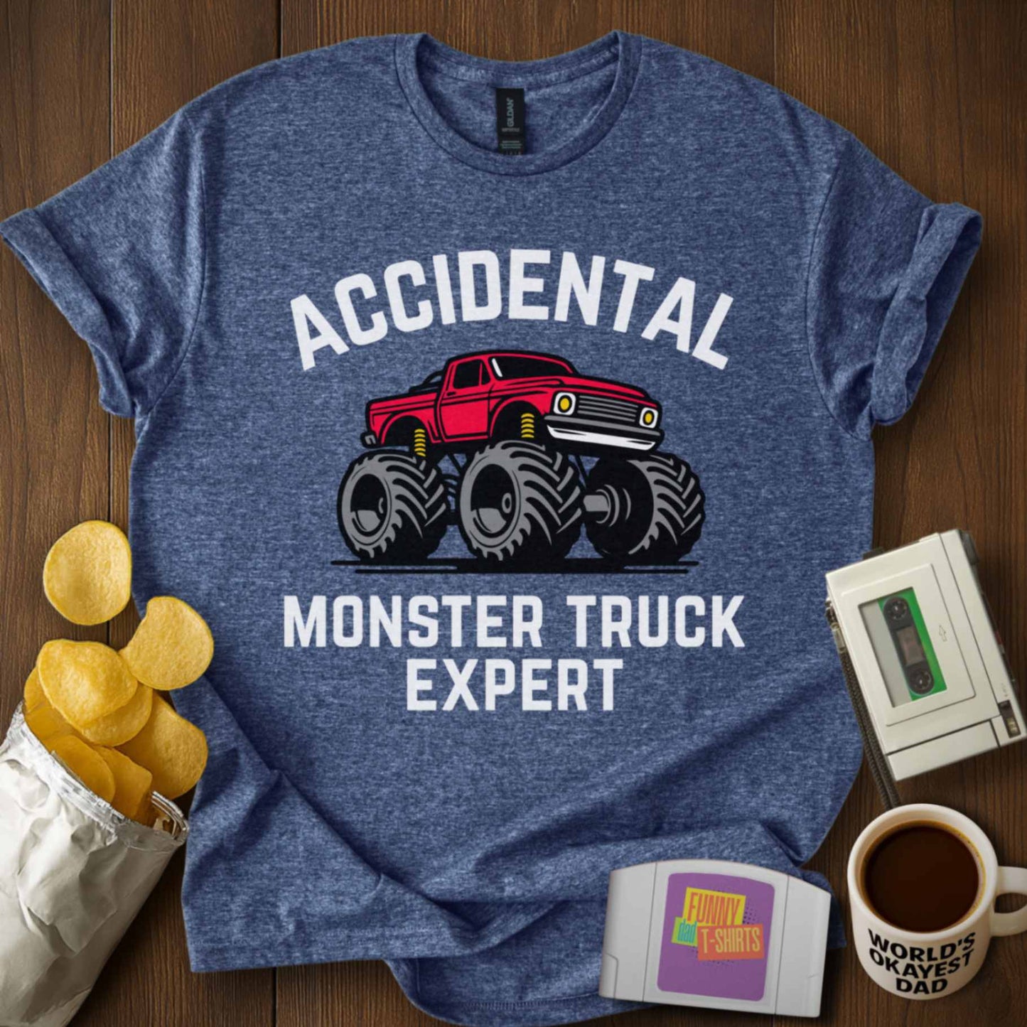 Accidental Monster Truck Expert Tee