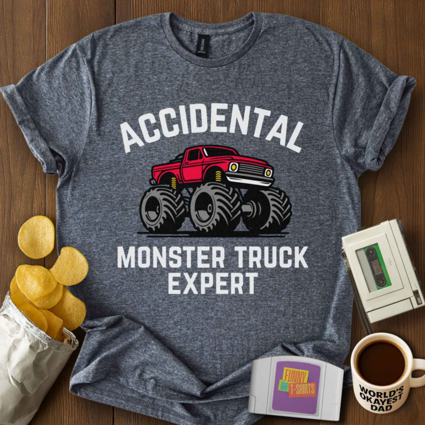 Accidental Monster Truck Expert Tee