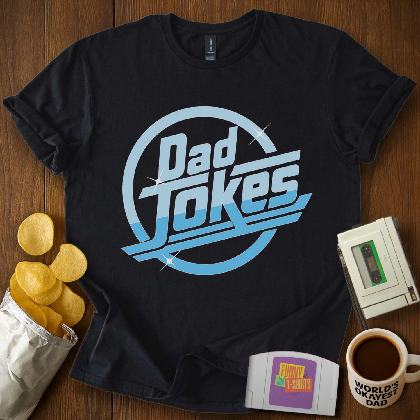 Dad Jokes Parody Band Tee