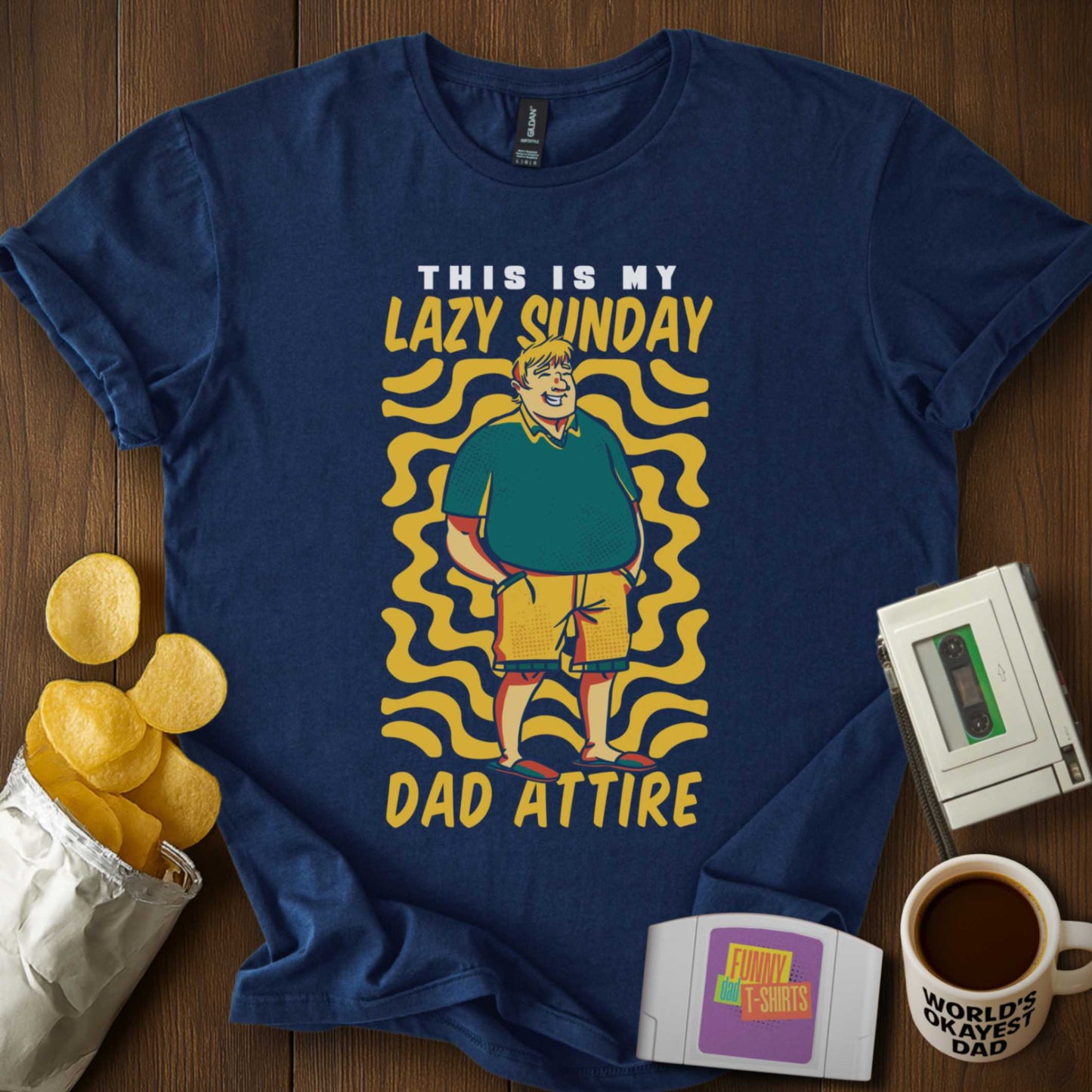 Lazy Sunday Dad Attire Tee
