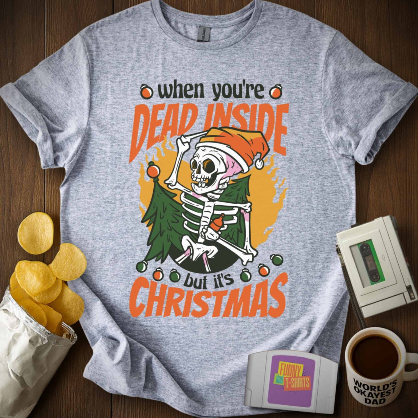 Dead Inside Christmas Tee