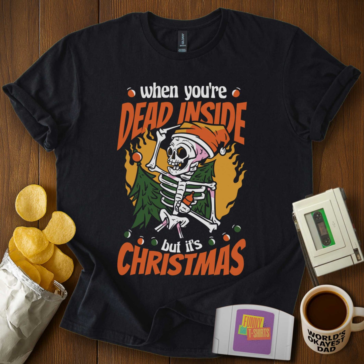 Dead Inside Christmas Tee