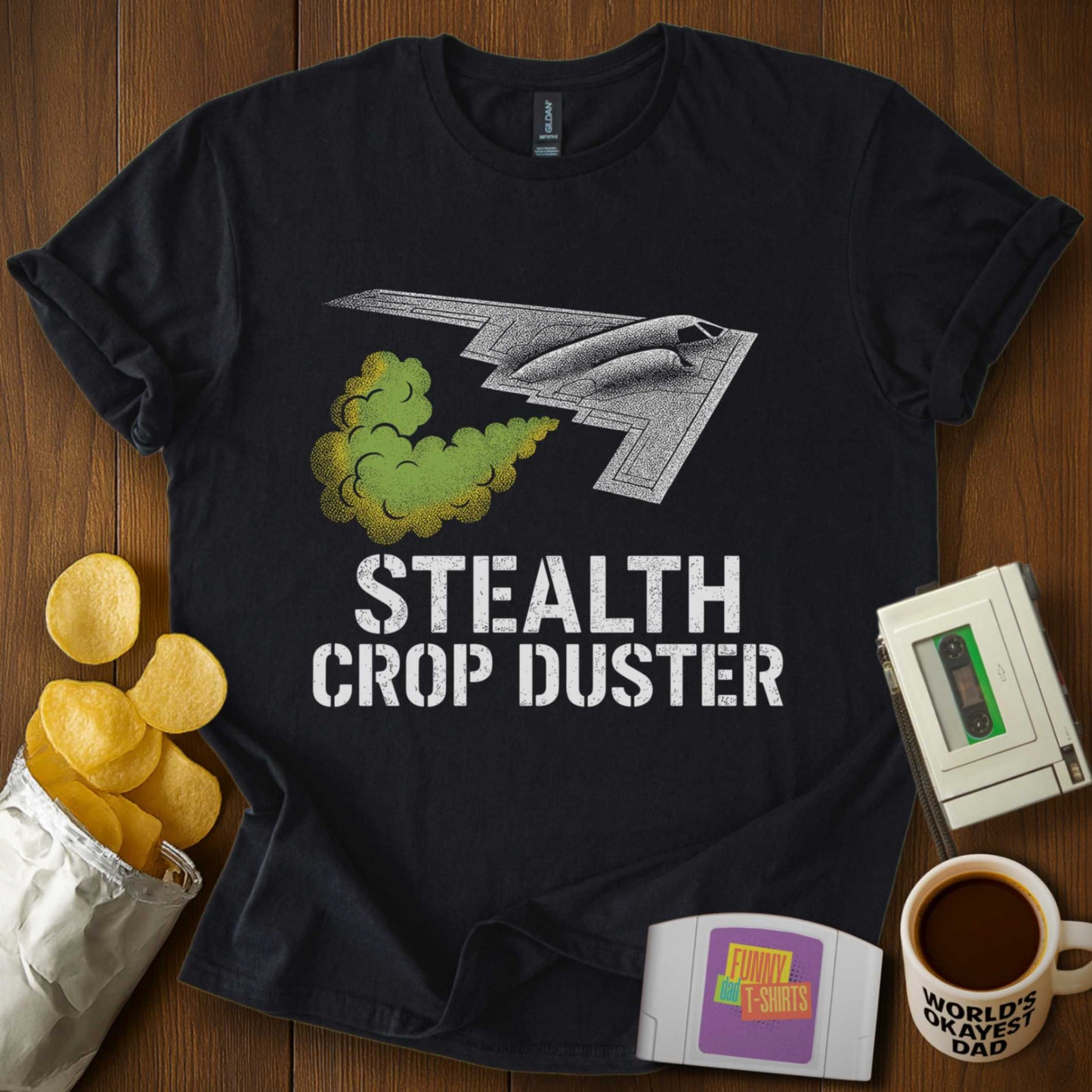 Stealth Crop Duster Tee