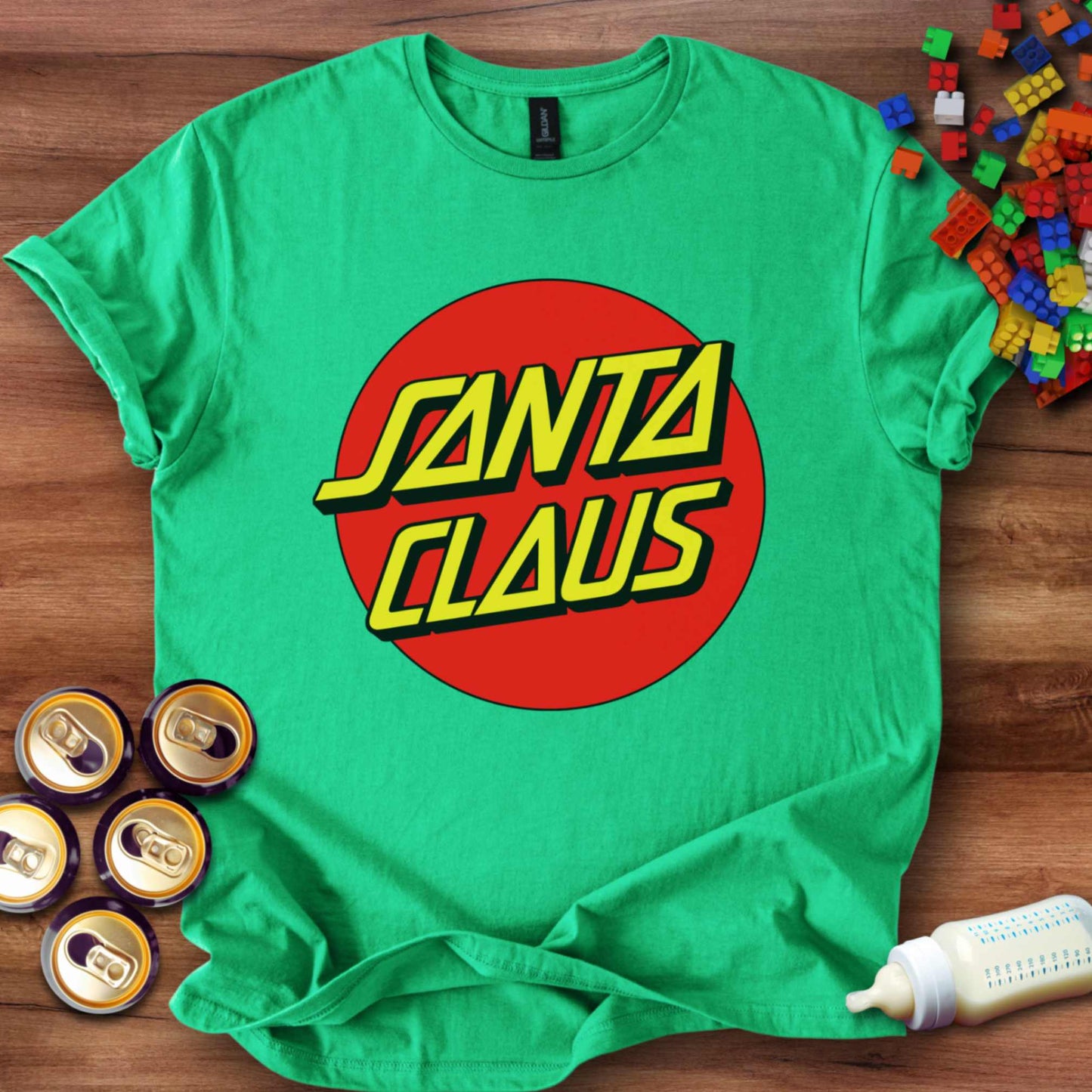 Santa Claus Skateboard Parody Tee