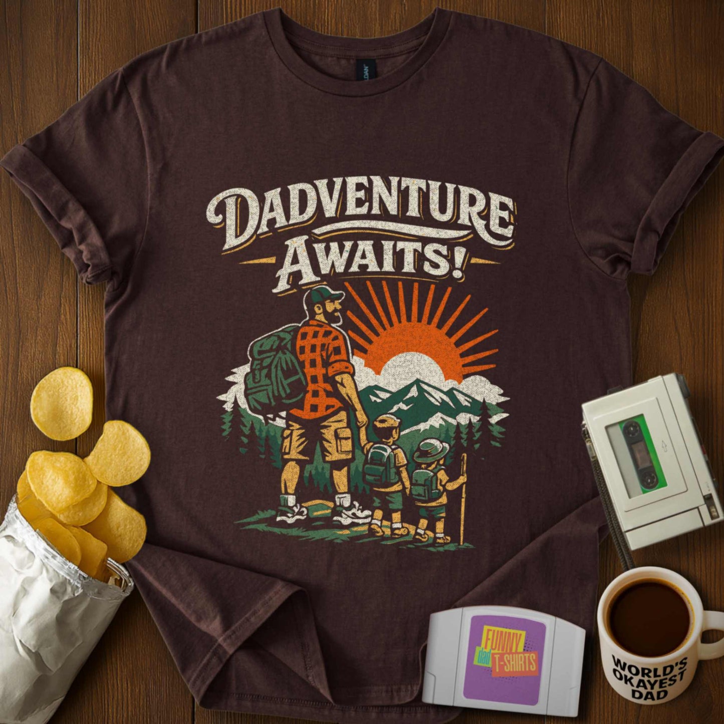 Dadventure Awaits Tee