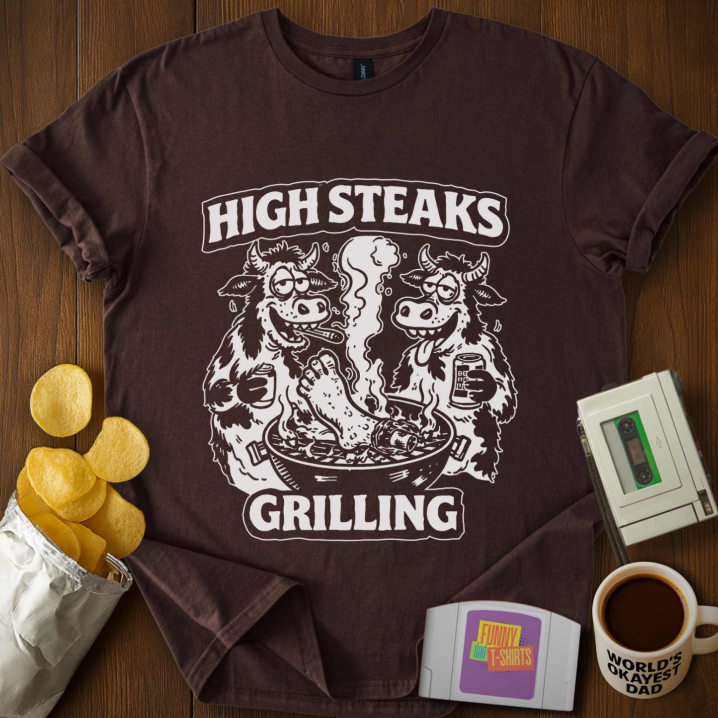 High Steaks Grilling Tee
