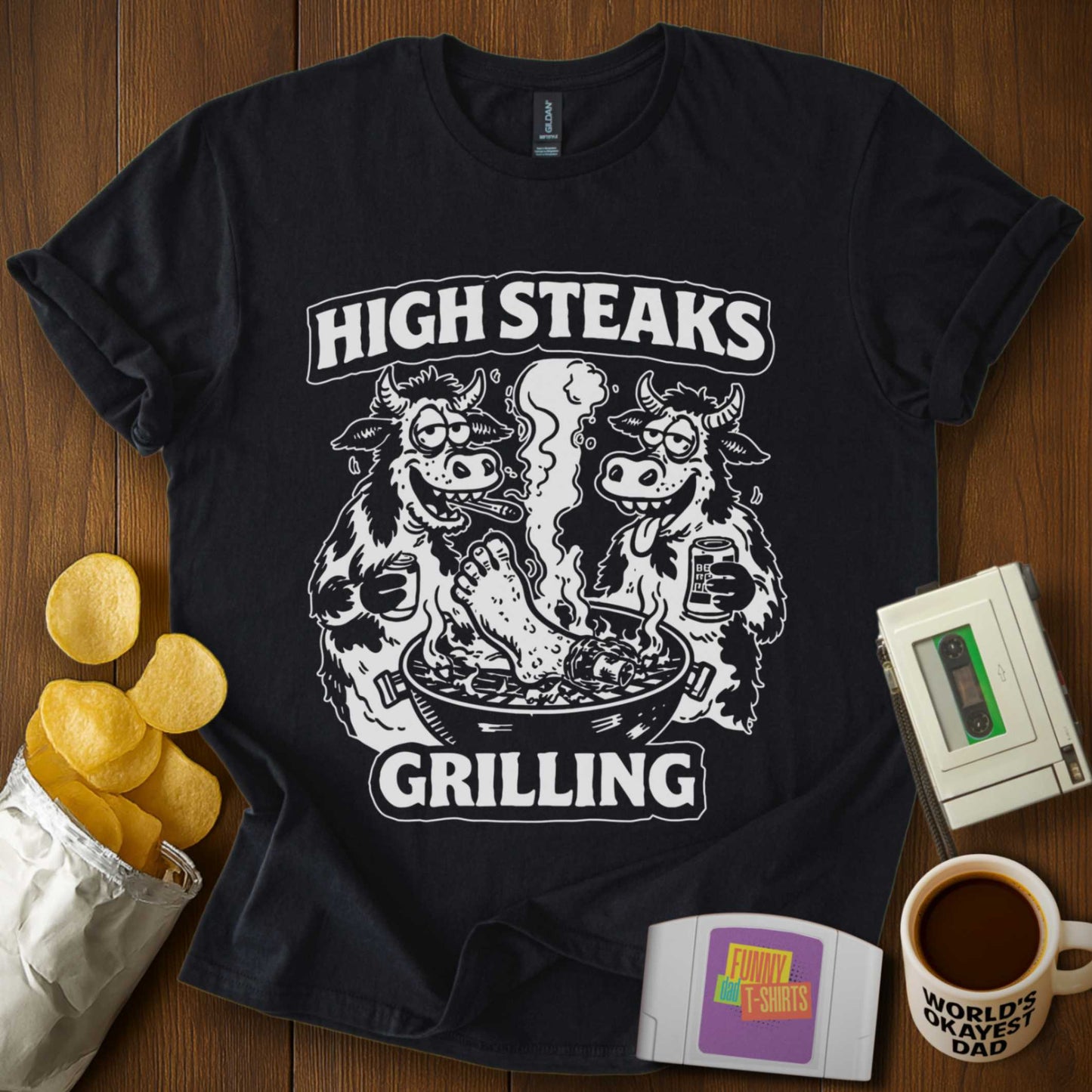 High Steaks Grilling Tee