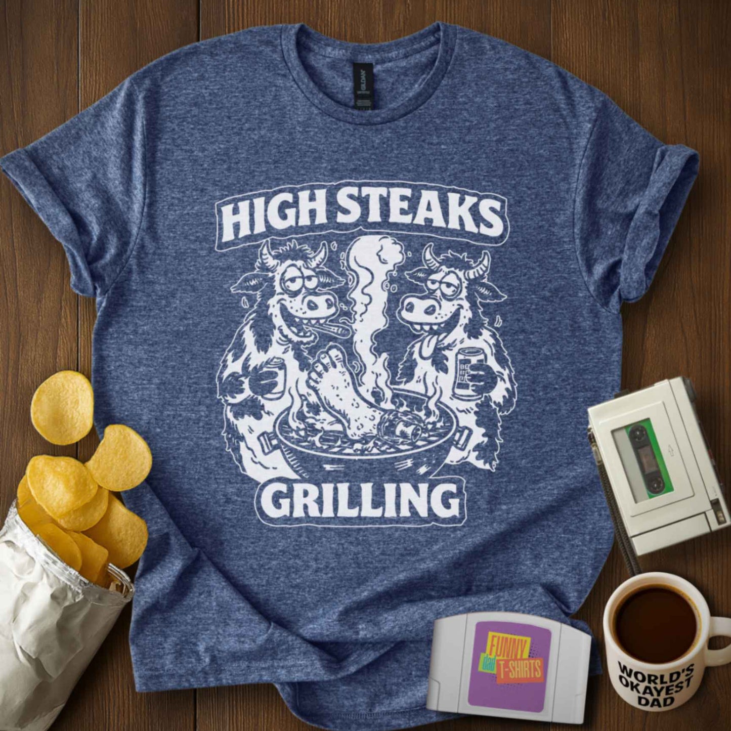 High Steaks Grilling Tee