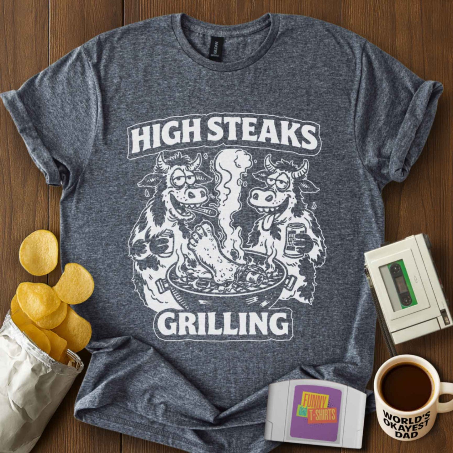 High Steaks Grilling Tee