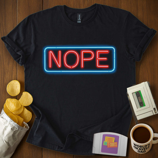 NOPE Neon Sign Tee