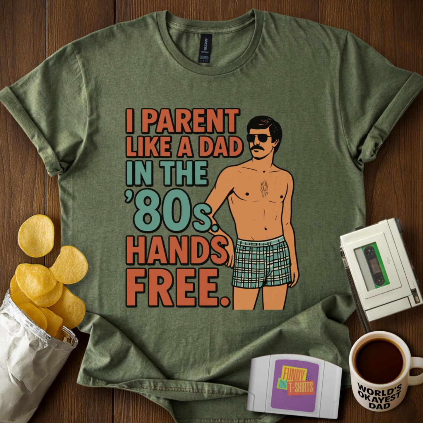 Hands Free Parenting Tee
