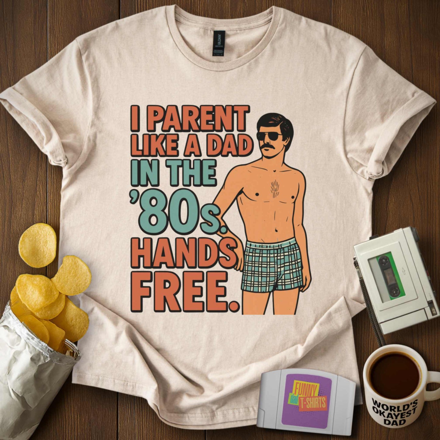 Hands Free Parenting Tee