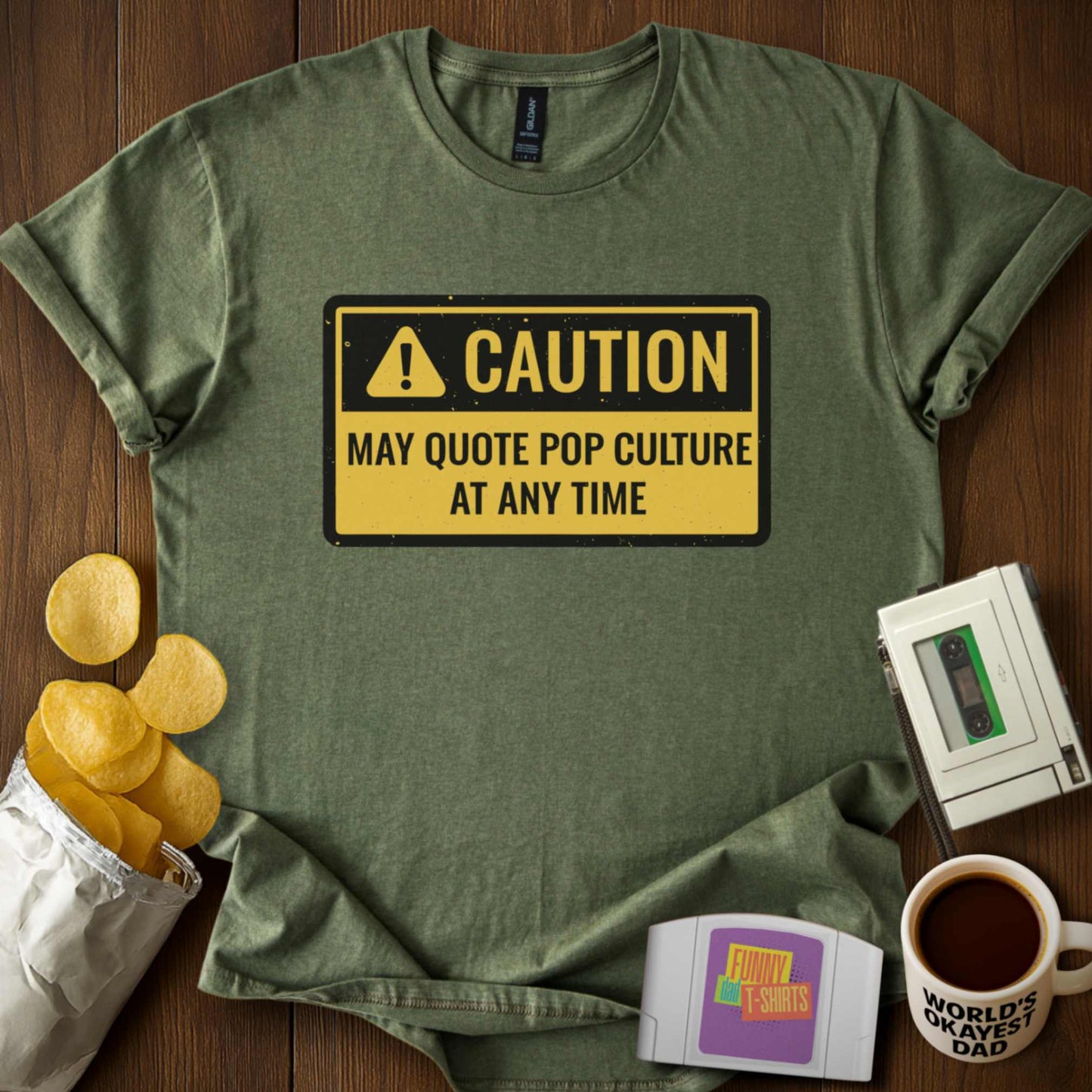 Pop Culture Warning Tee