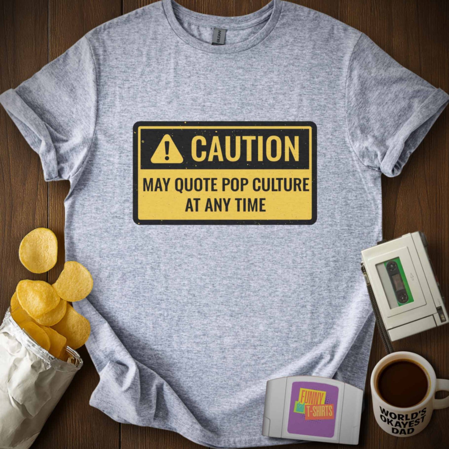 Pop Culture Warning Tee