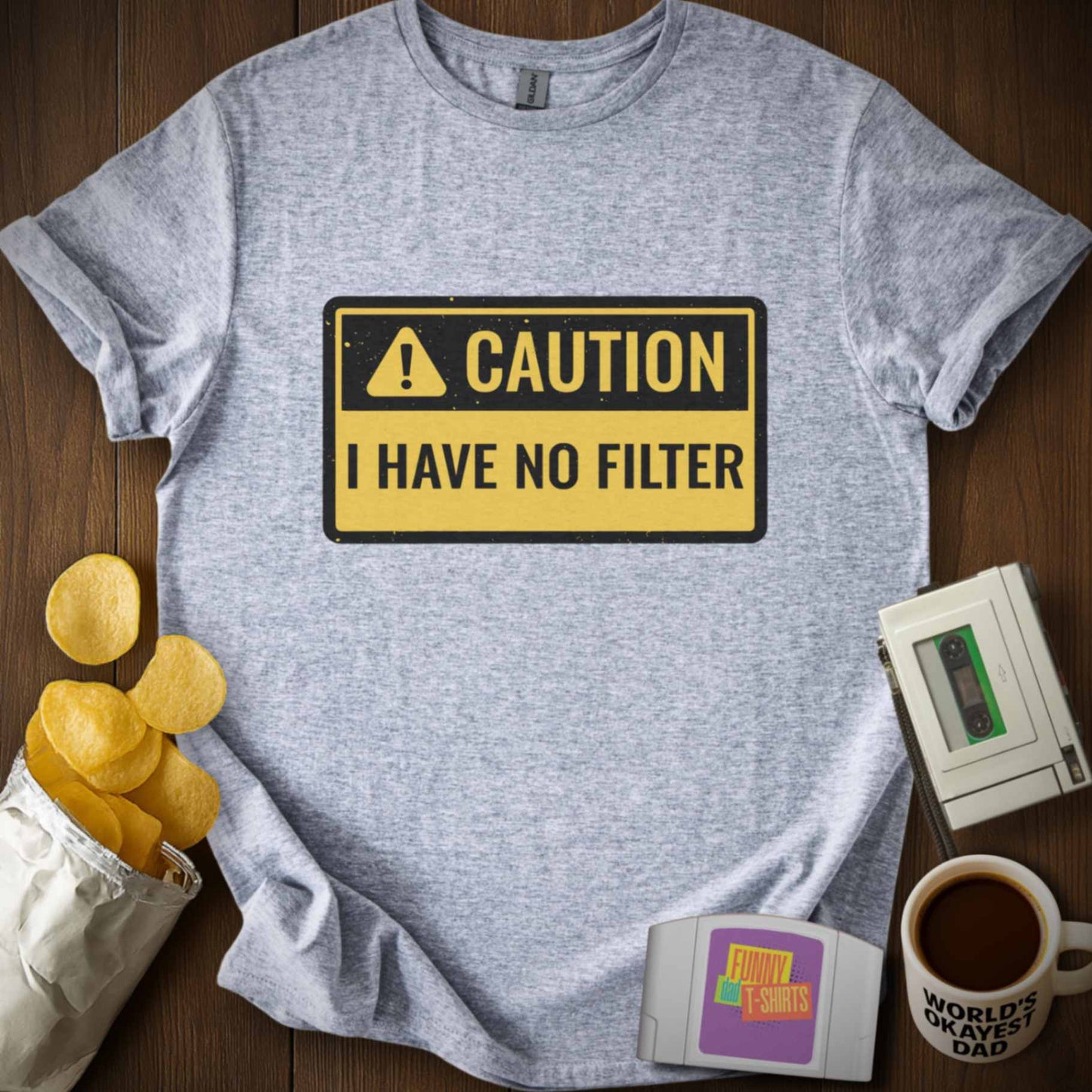 Caution: No Filter Tee