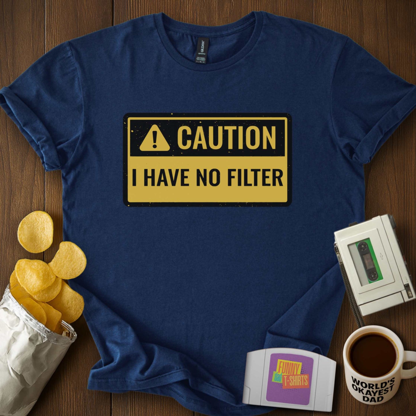 Caution: No Filter Tee