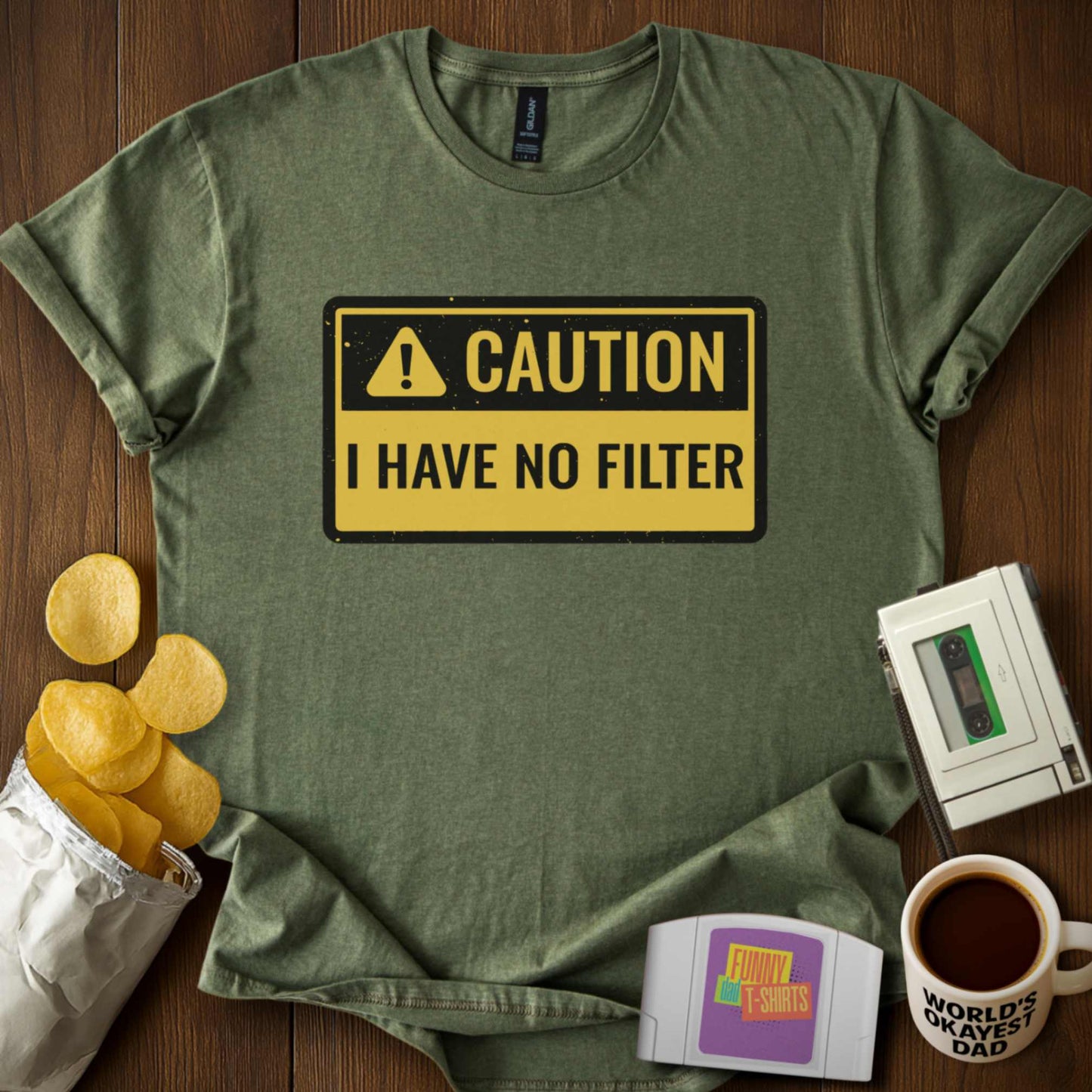 Caution: No Filter Tee
