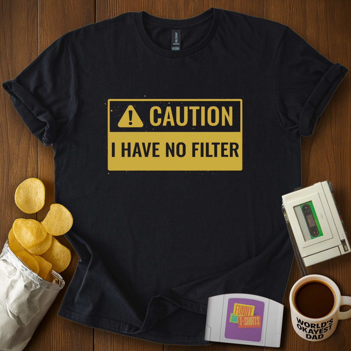 Caution: No Filter Tee