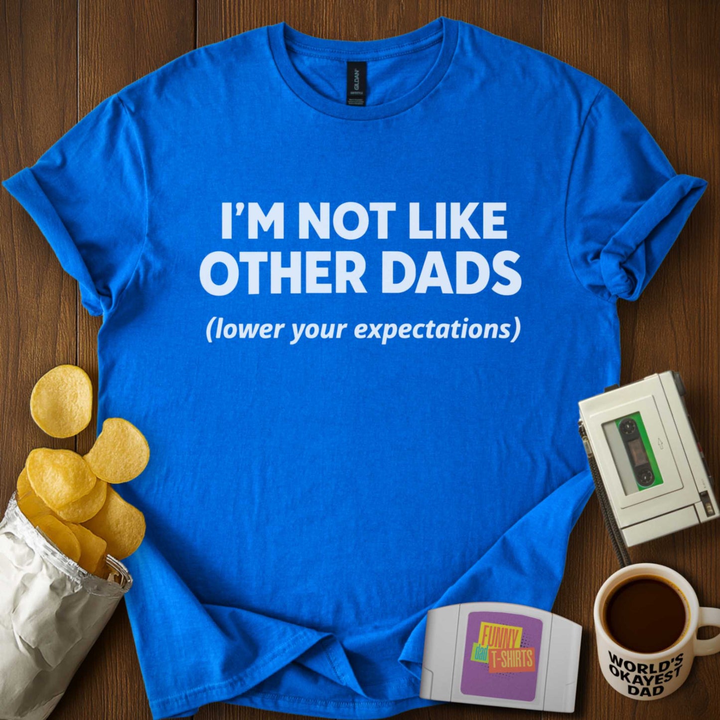 Lower Expectations Dad Tee
