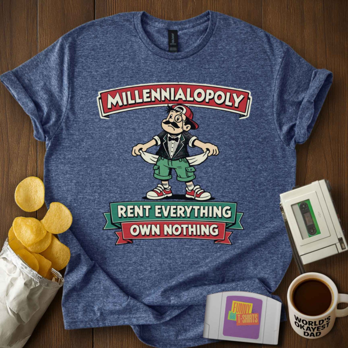 Millennialopoly: Own Nothing Tee