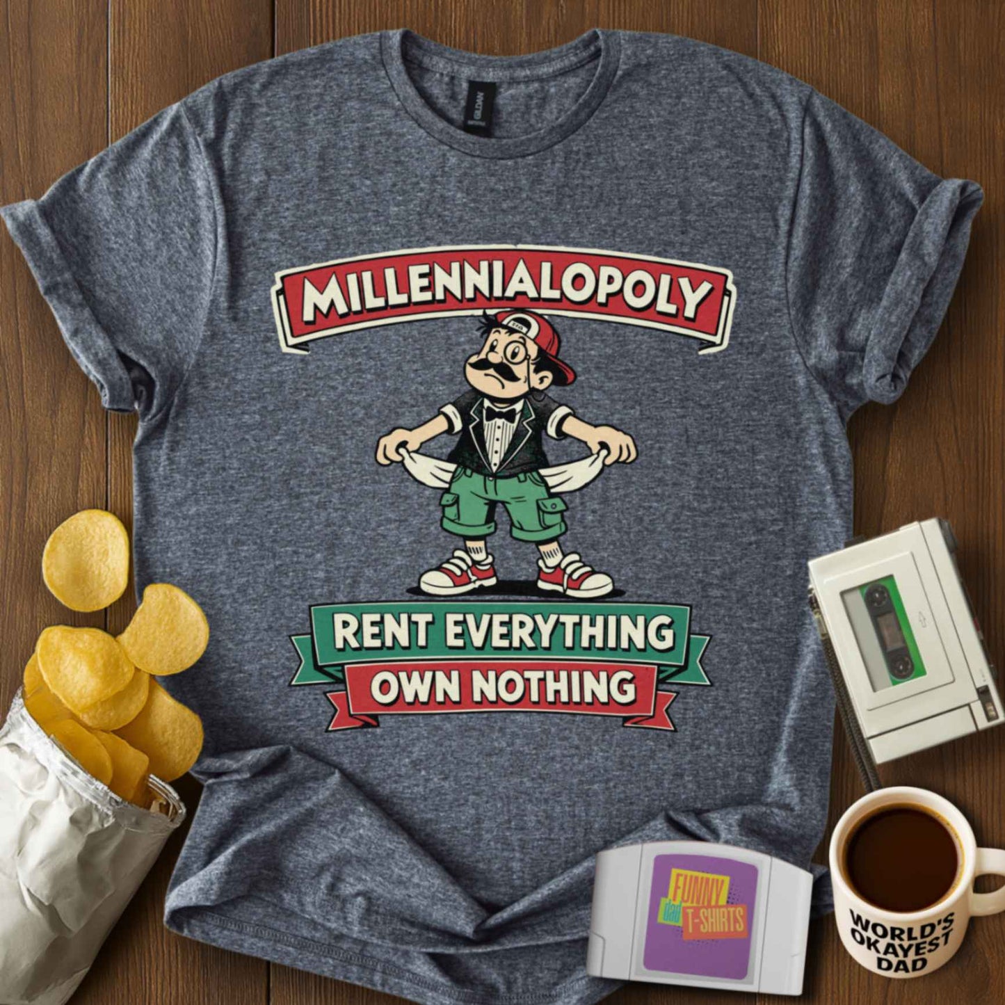 Millennialopoly: Own Nothing Tee