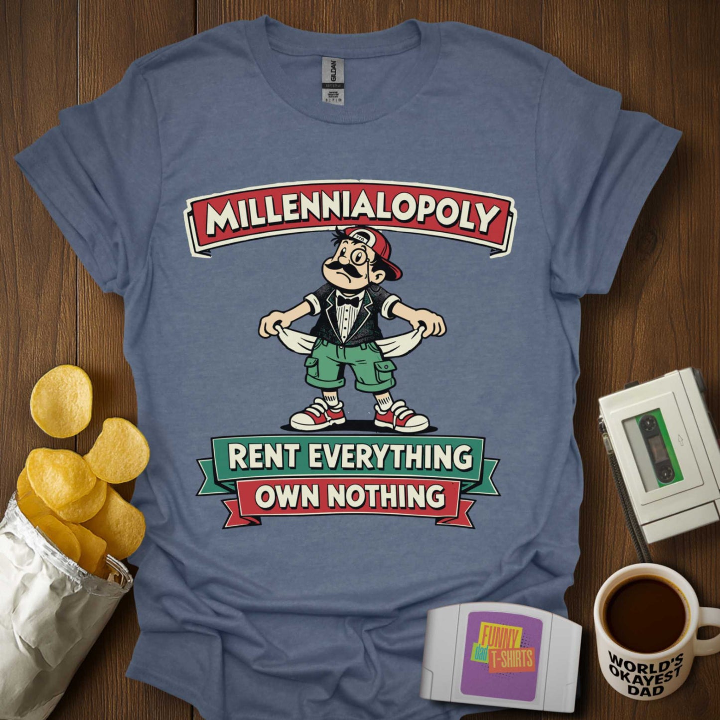 Millennialopoly: Own Nothing Tee