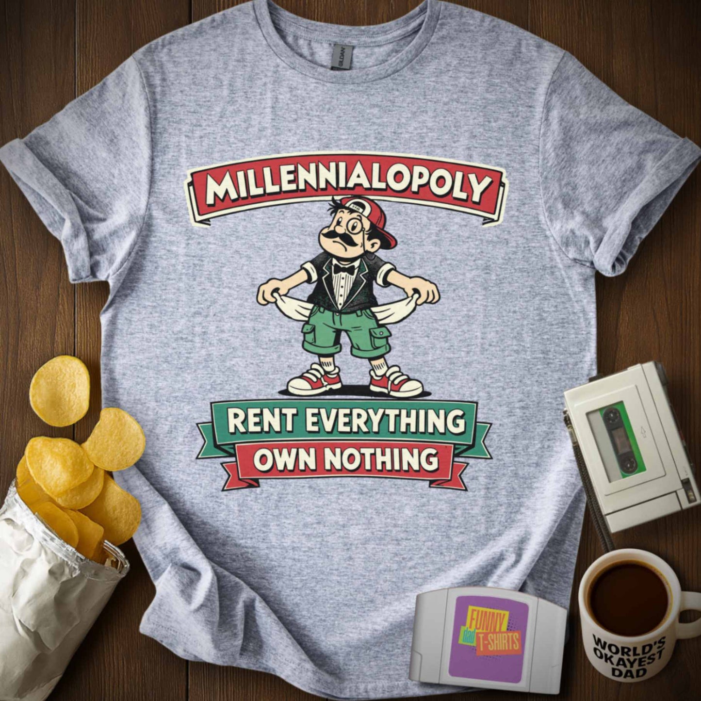 Millennialopoly: Own Nothing Tee