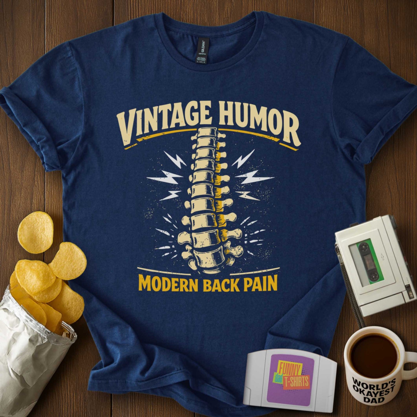 Vintage Humor Backpain Tee
