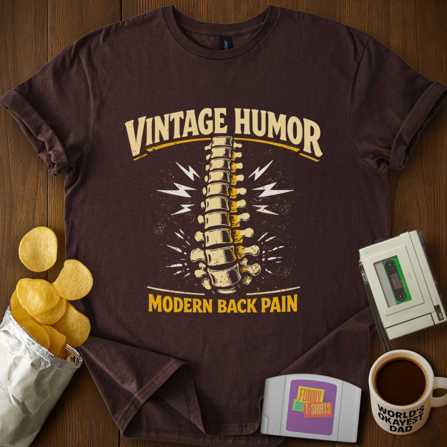 Vintage Humor Backpain Tee