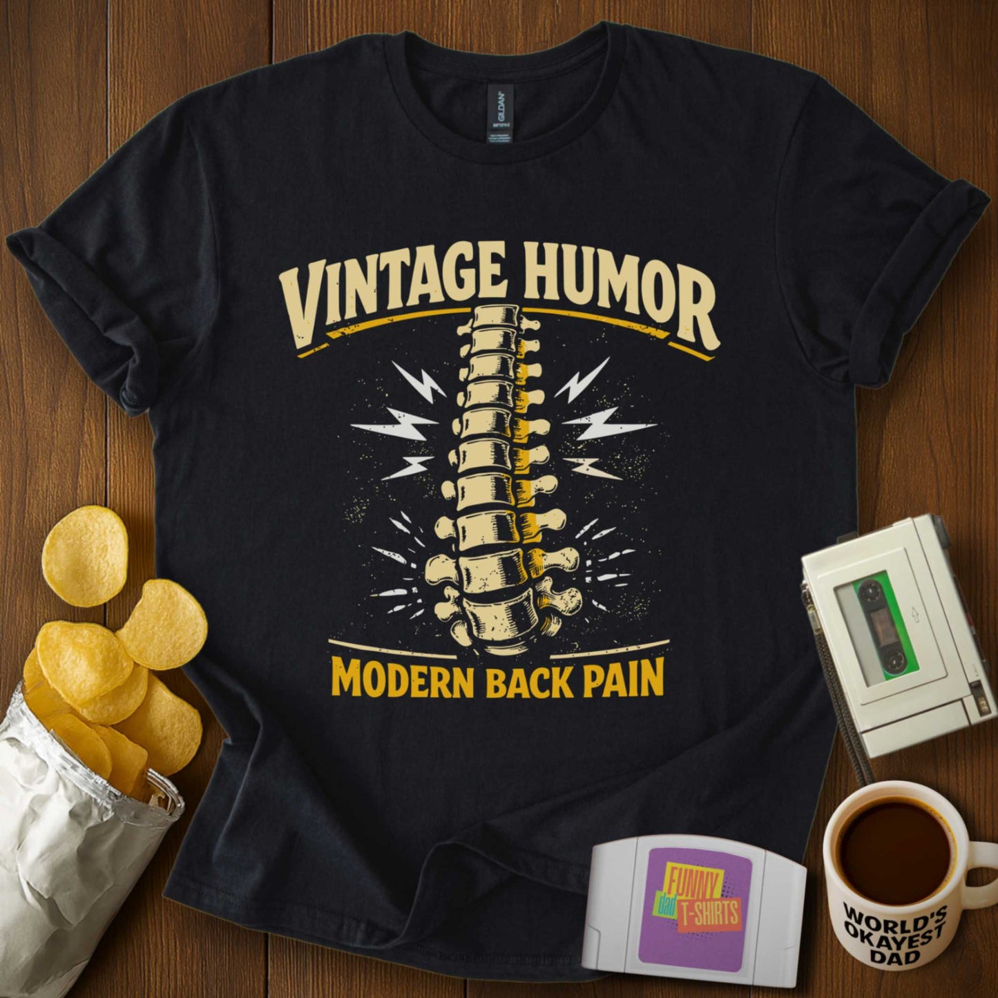 Vintage Humor Backpain Tee