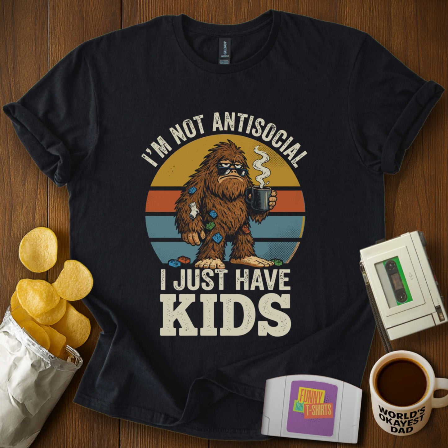 Not Antisocial Bigfoot Tee